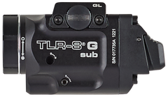 Streamlight TLR-8 G Sub 500 Lumens Weapon Light w/ Green Laser - Glock 43X MOS/48 MOS & Rail — view 2