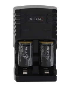 INFITAC BC01 Li-ion Charger Kit with 2x CR2 600mAh 3.7V Batteries — view 2