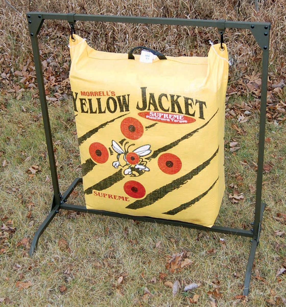 HME BTS Bag Target Stand 30" Steel Black Hanging w/ Carabiner Clips — view 2