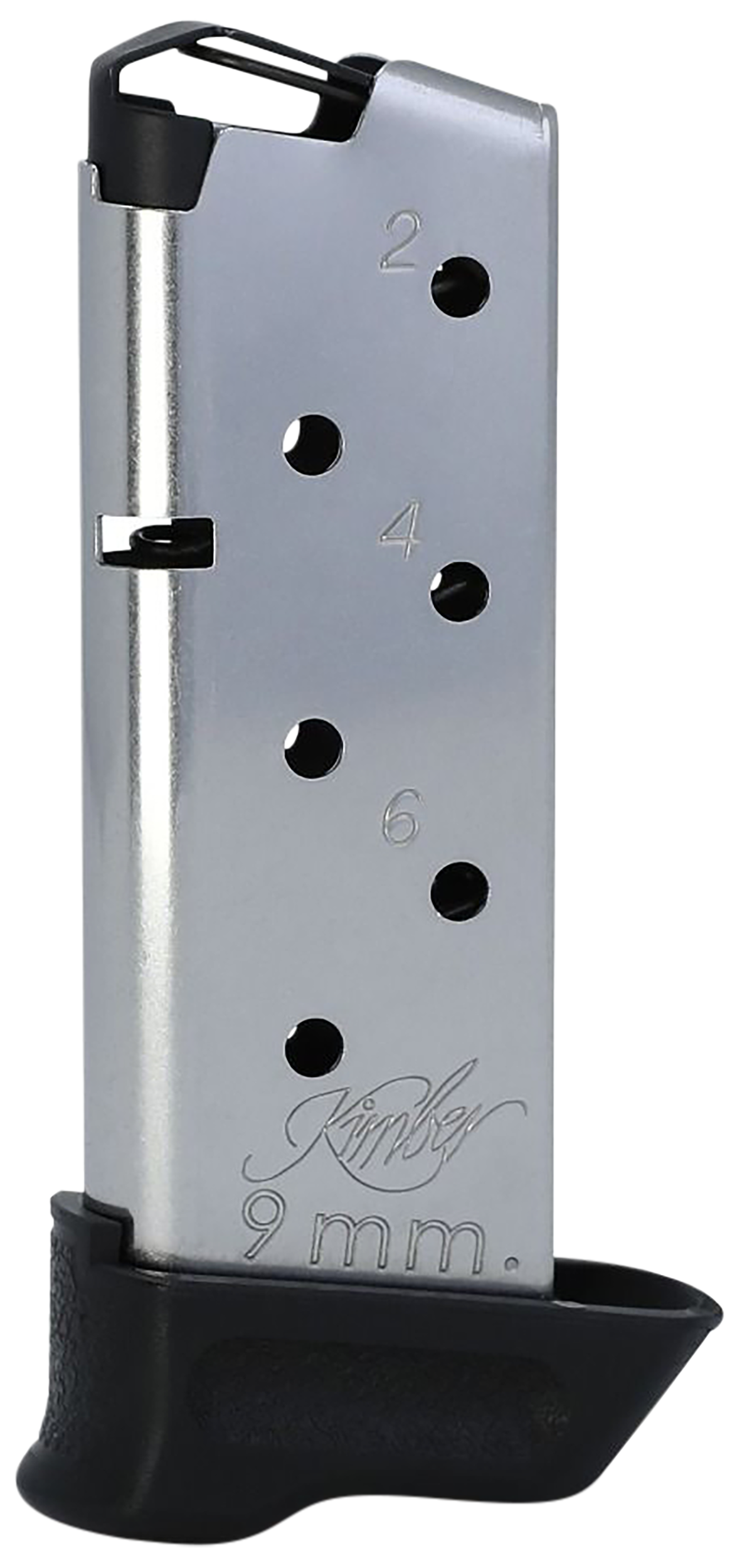 Kimber Micro 9 Tac-Mag 9mm Luger 7-Rd Extended Pistol Magazine - Silver — view 2