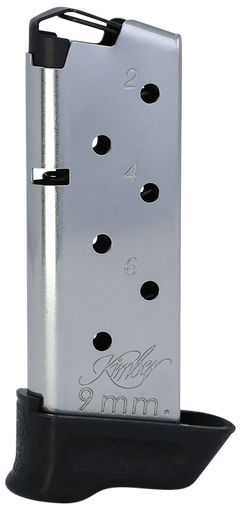 Kimber Micro 9 Tac-Mag 9mm Luger 7-Rd Extended Pistol Magazine - Silver — view 2