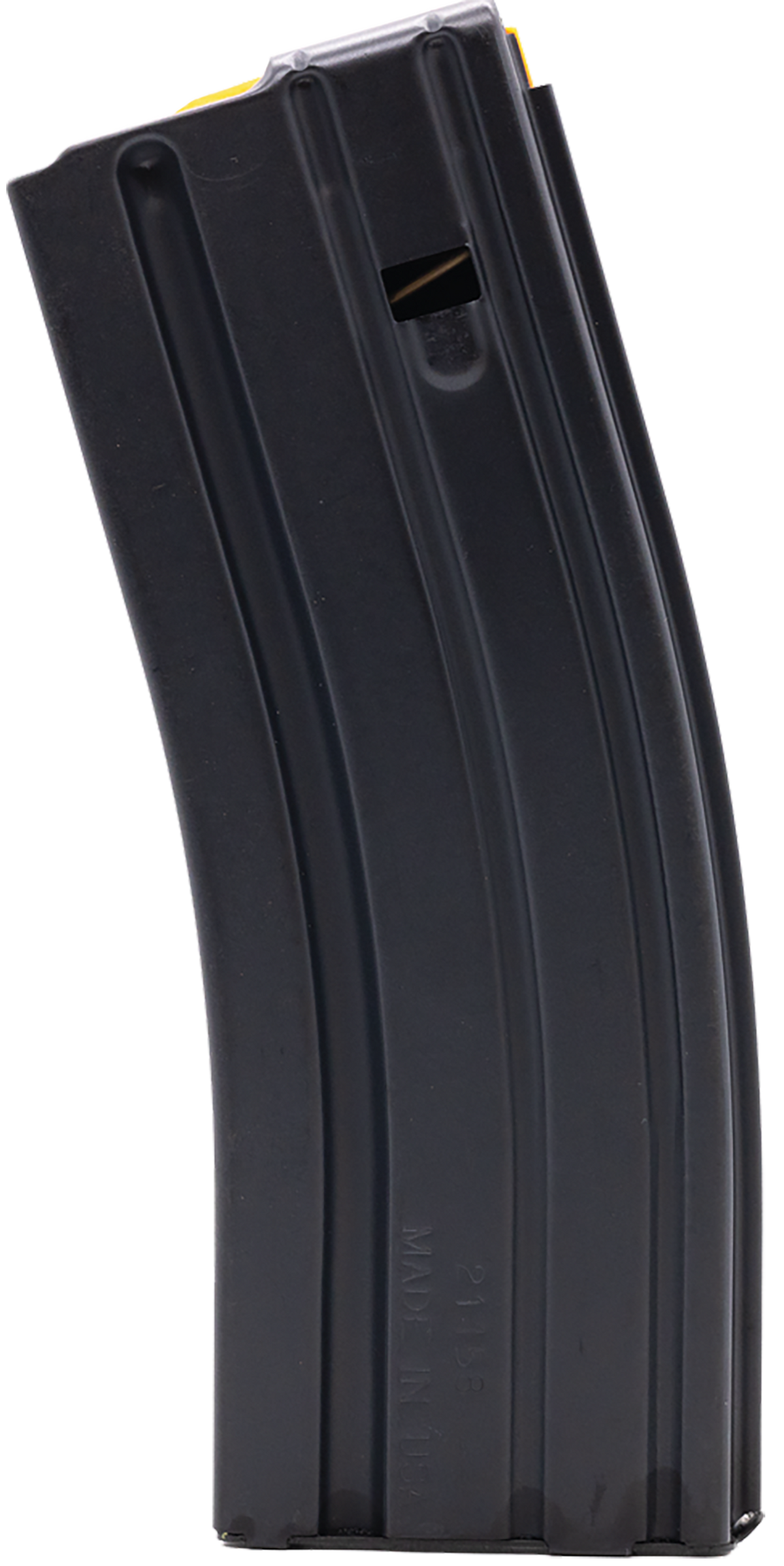 DuraMag SS AR-15 5.56 NATO/223 Rem/300 BLK 30rd Black Stainless Steel Detachable Magazine w/ Orange Follower — view 2
