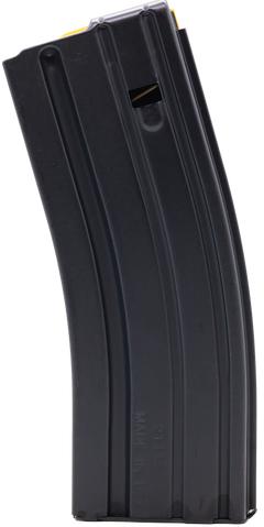 DuraMag SS AR-15 5.56 NATO/223 Rem/300 BLK 30rd Black Stainless Steel Detachable Magazine w/ Orange Follower — view 2