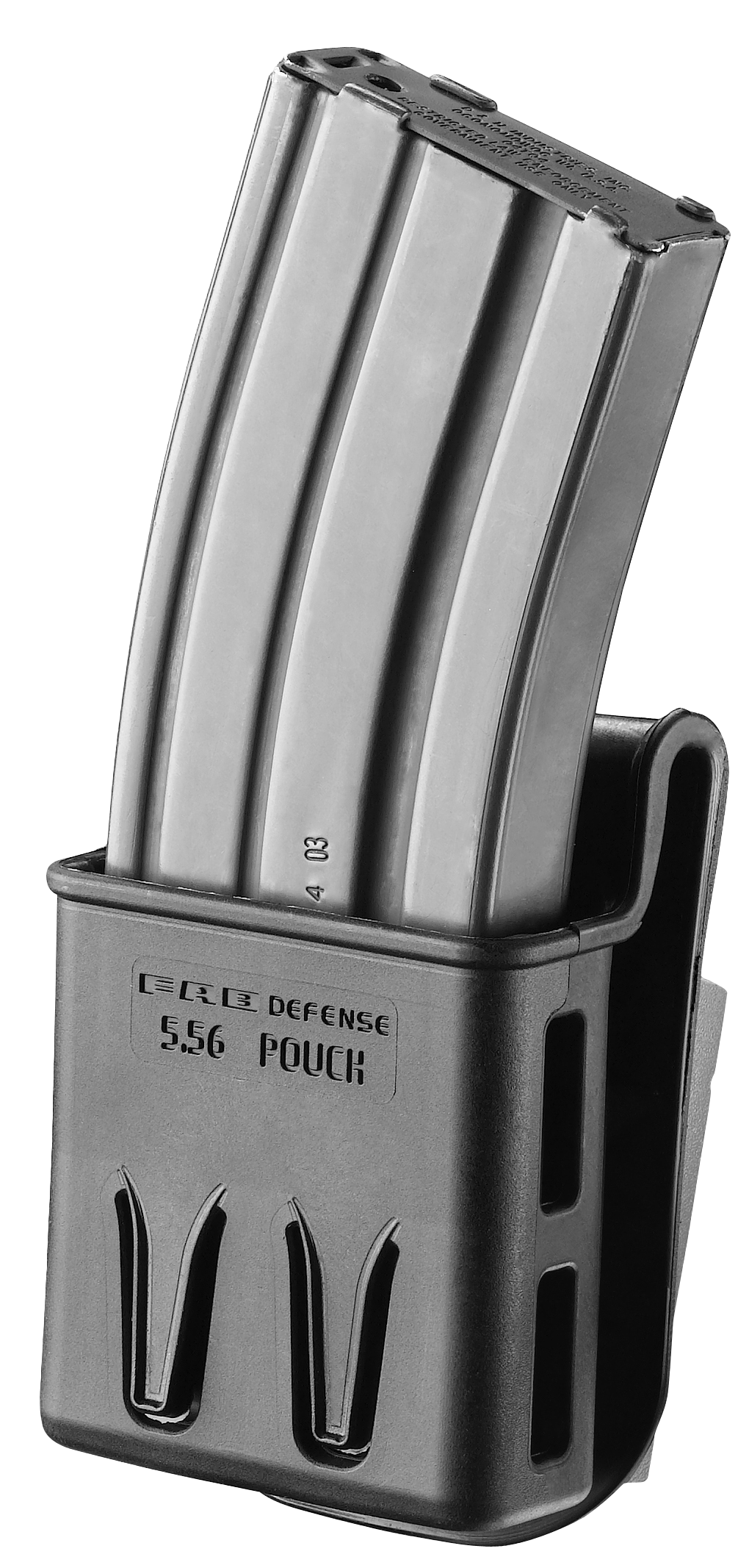 FAB Defense FX556P M4 Magazine Pouch M16/M4/AR-15 5.56 NATO Polymer Black Belt Mount Ambidextrous — view 2