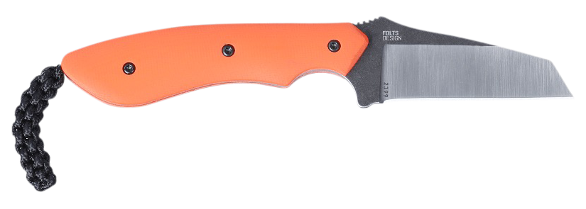Columbia River CRKT 2399 S.P.I.T. 2.29" Fixed Plain Satin Stonewashed 8Cr13MoV Orange G10 — view 2
