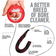 Real Avid Bore Boss 9mm Carbine Bronze Bristle Bore Cleaner — view 2