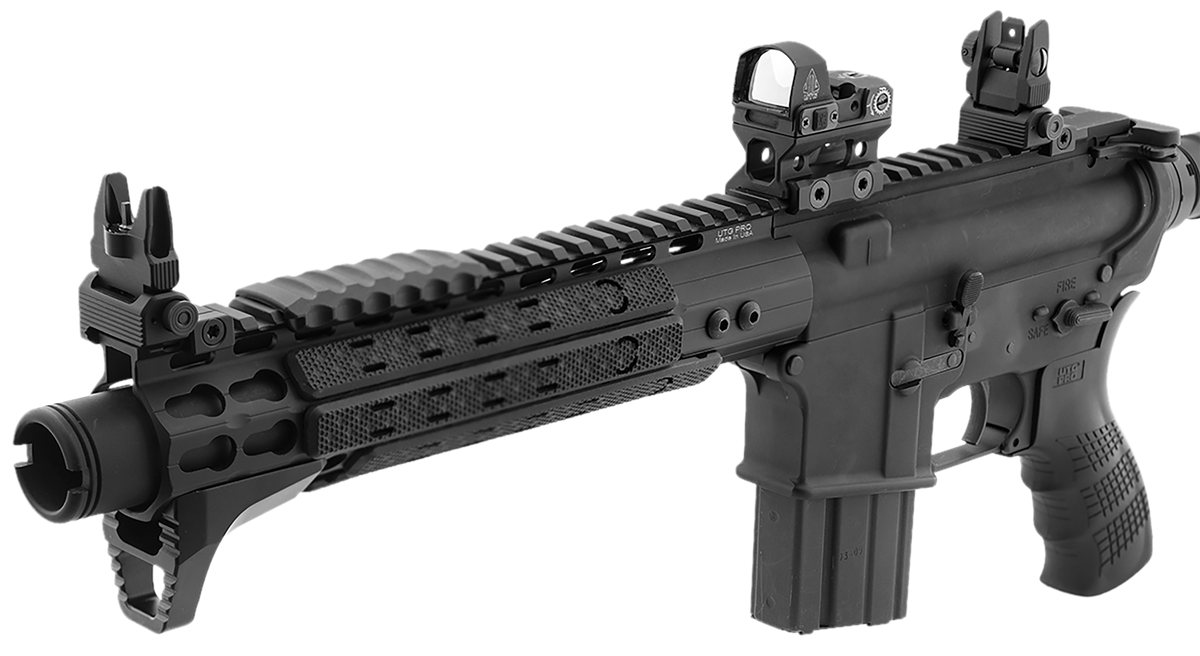 Leapers UTG MNT-757 ACCU-SYNC AR-15 Flip-Up Front Sight A2 - Matte Black — view 2