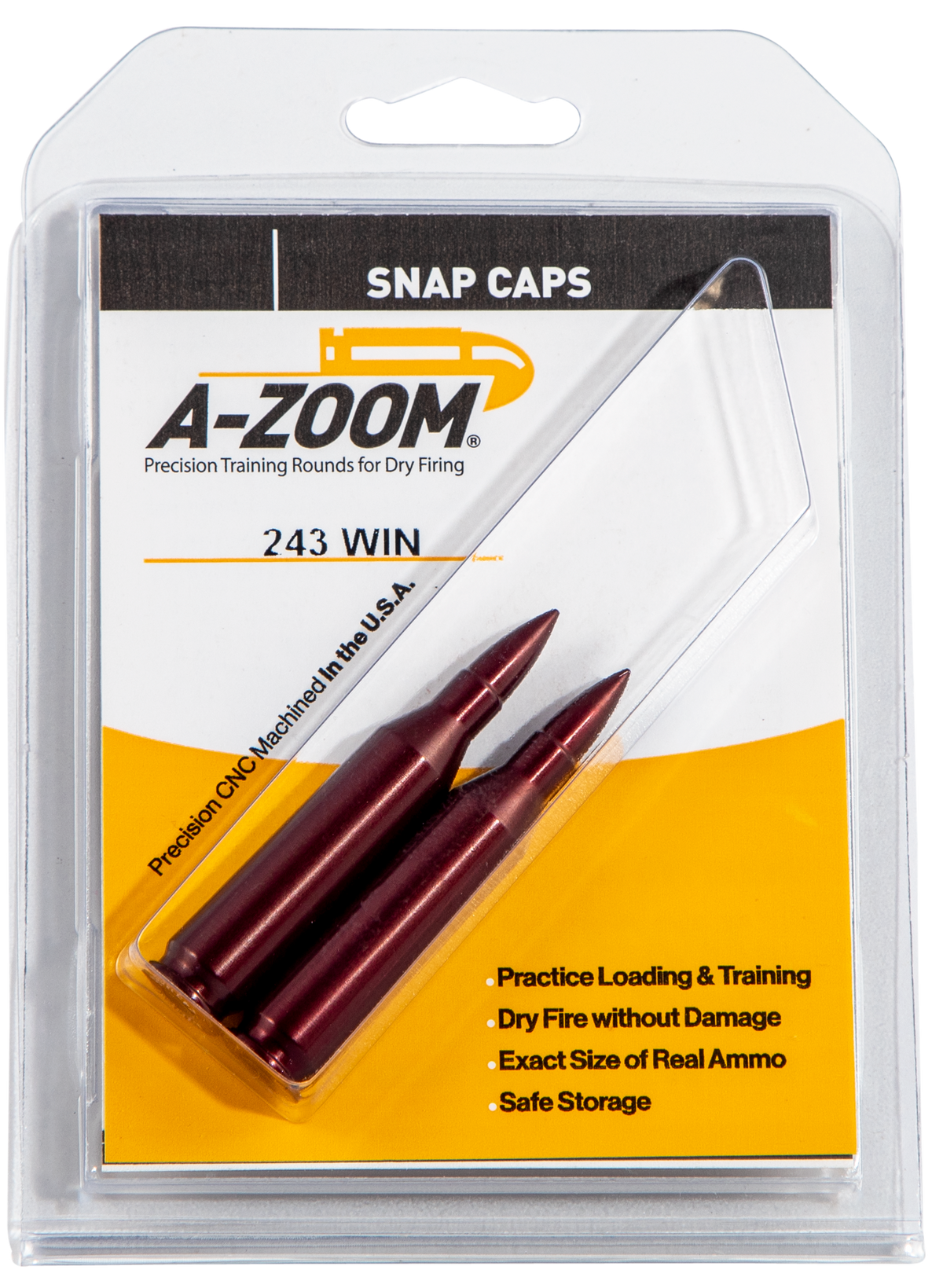 A-Zoom 12223 Rifle Snap Cap 243 Win 2-Pack — view 2