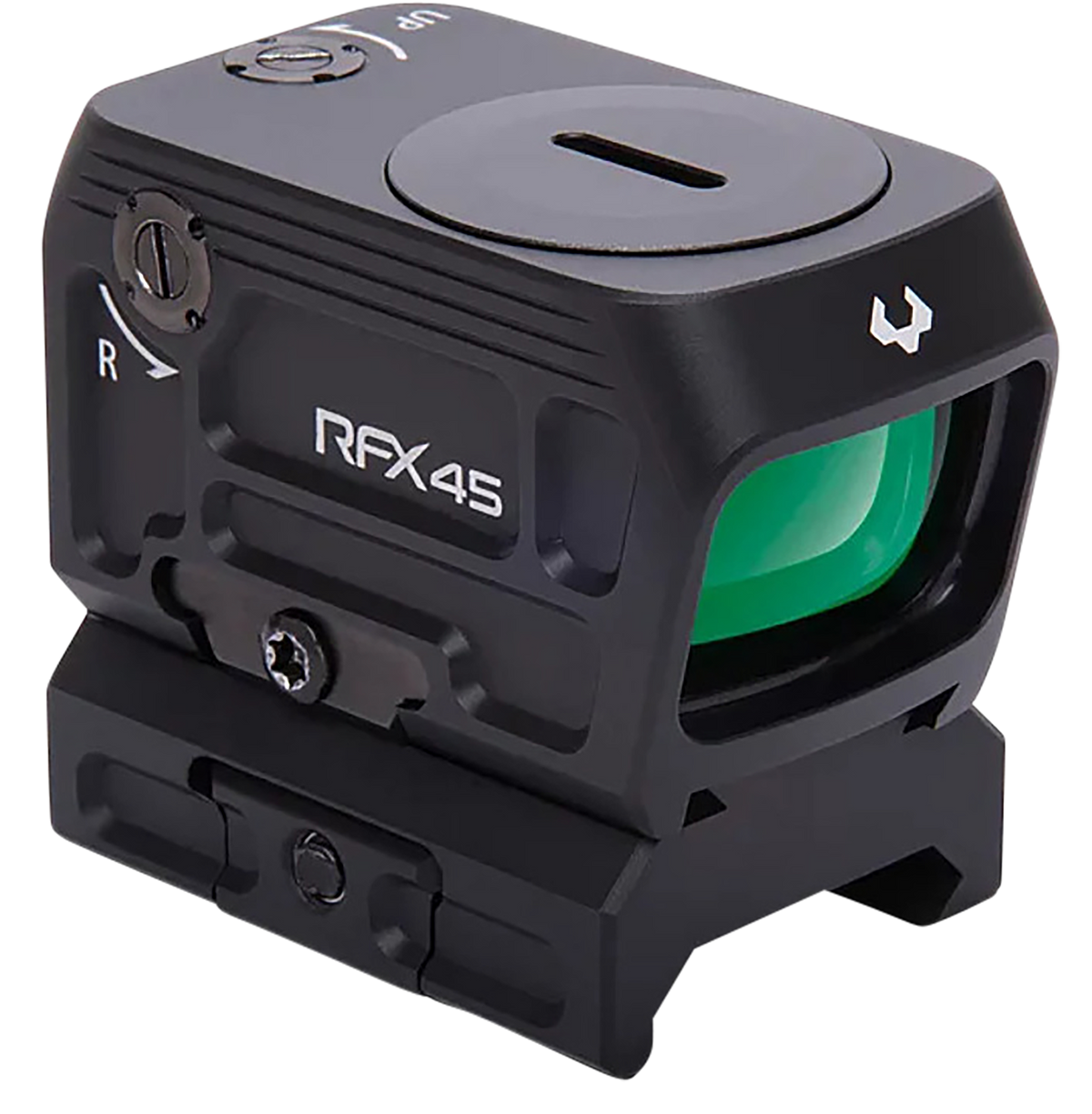 Viridian RFX45 Low Mounting Adapter Picatinny/ACRO Footprint Black Anodized — view 2