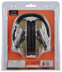 Walkers Game Ear Razor Slim Passive Muff 27 dB Over the Head OD Green/Black Polymer — view 2