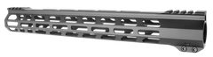 TacFire A.C.E. 15" M-LOK Free Float Handguard - AR-15 - Black Hardcoat Anodized Aluminum — view 2