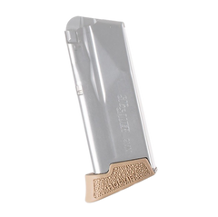Hogue OverMolded Extension Base Pad Cobblestone for Sig Sauer P365 10-Rd FDE Rubber — view 2