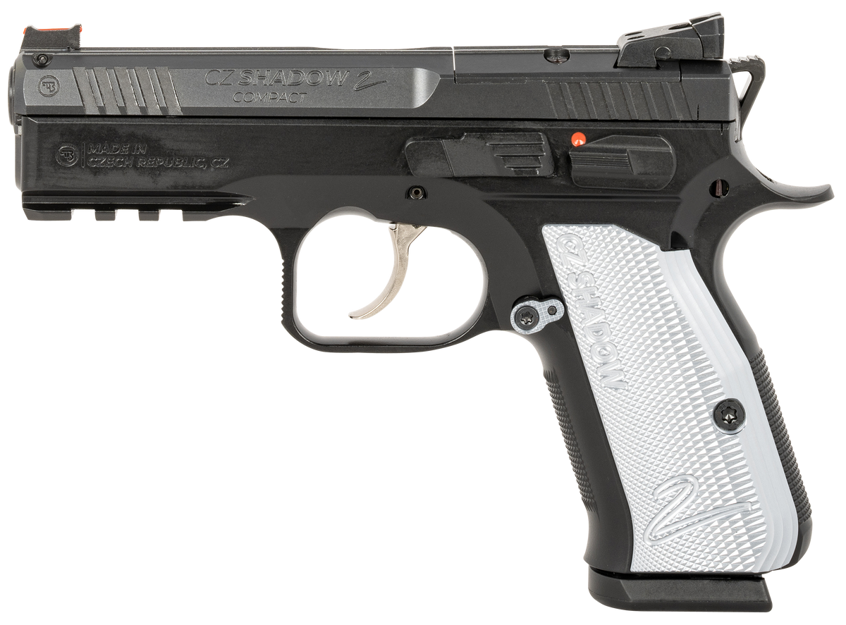CZ Shadow 2 Compact 9mm Luger 15+1 4" Semi-Auto Pistol - Blue/Black, Optic Ready — view 2