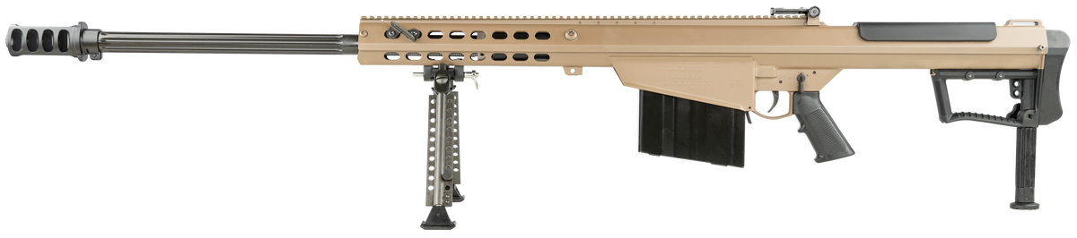 Barrett M107A1 50 BMG 29" 10+1 Semi-Auto Rifle - Flat Dark Earth Cerakote — view 2