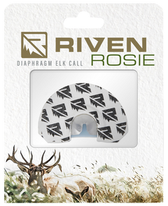 Riven Rosie Elk Diaphragm Mouth Call - Black / White — view 2