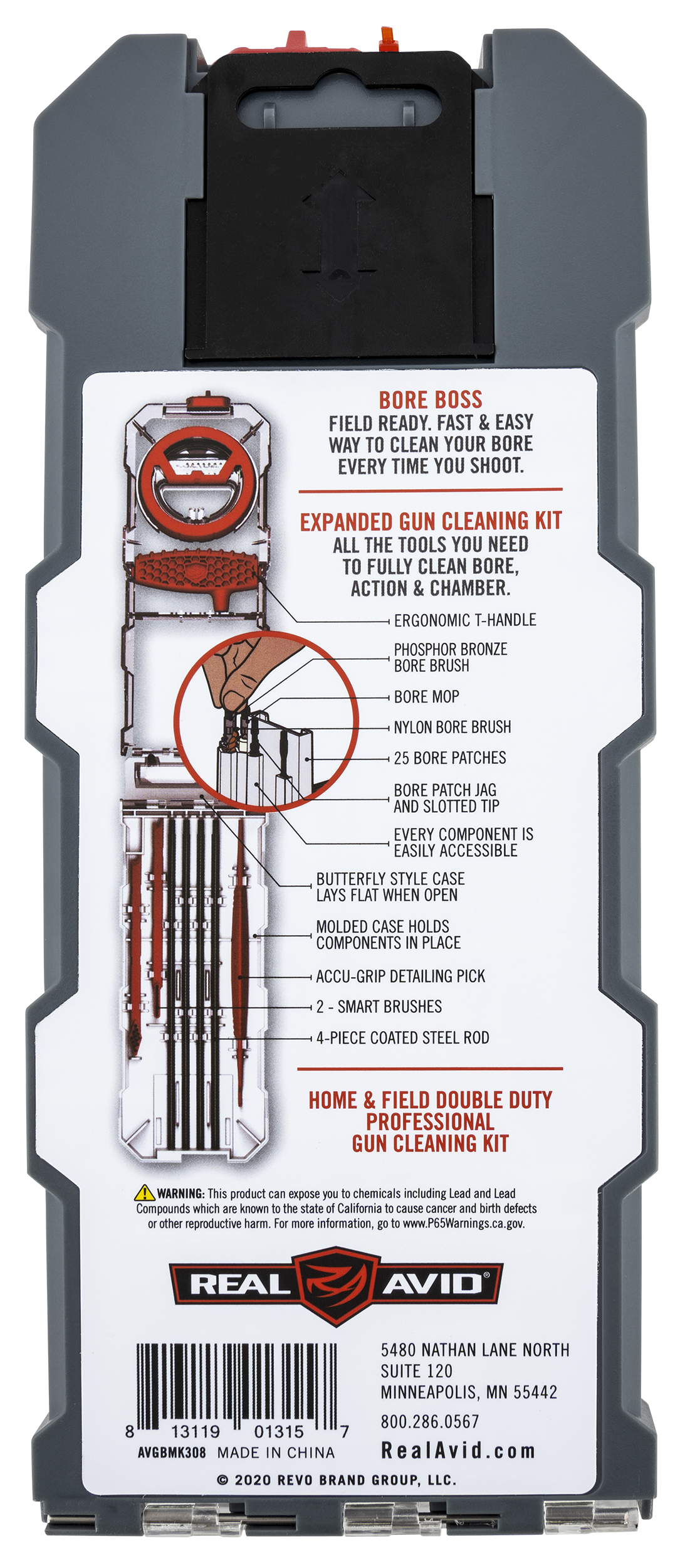 Real Avid Gun Boss Multi-Kit 7.62mm/.30 Cal/.308 Rifle Cleaning Kit — view 2