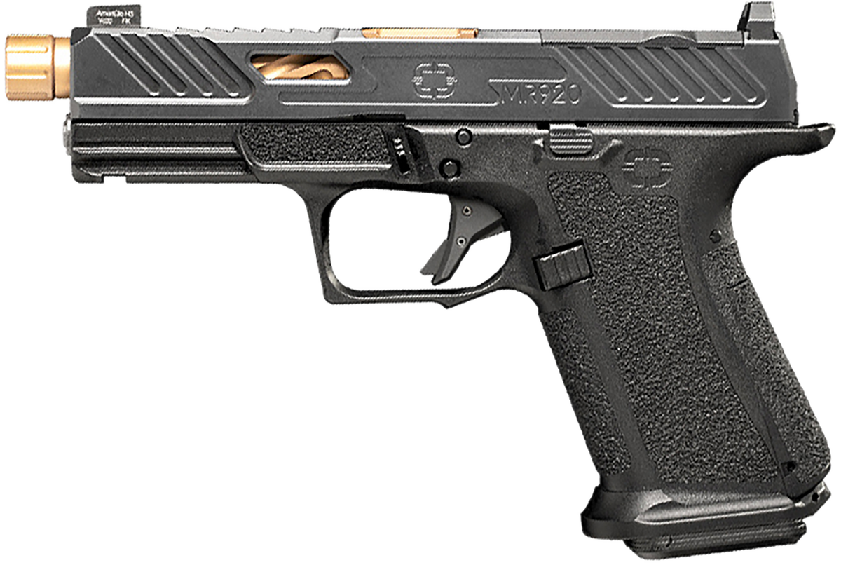 Shadow Systems MR920 Elite 9mm Luger 4.5" Threaded 15+1 Semi-Auto Pistol - Black/Bronze — view 2