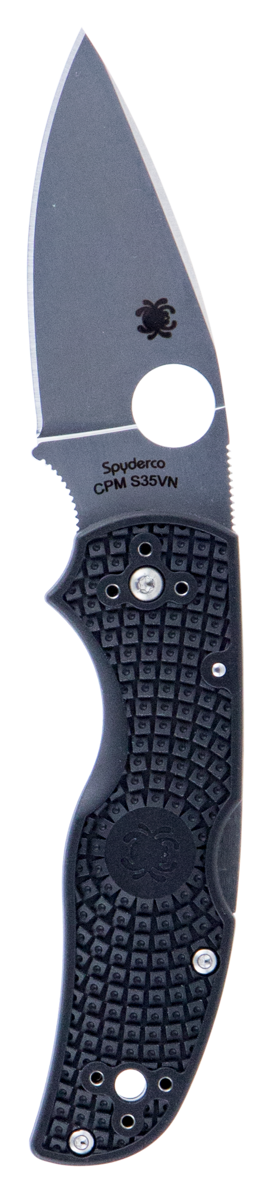 Spyderco Native 5 Lightweight 2.95" Spear Point Plain Edge CPM S35VN Black FRN Folding Knife — view 2