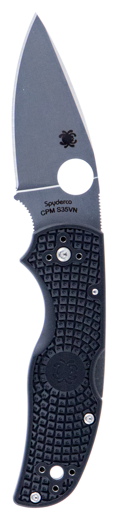 Spyderco Native 5 Lightweight 2.95" Spear Point Plain Edge CPM S35VN Black FRN Folding Knife — view 2