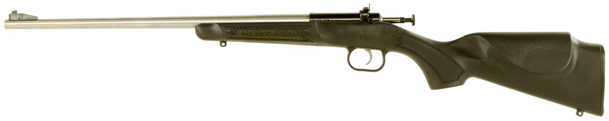 Crickett KSA2245 Youth 22 LR 16.12" 1-Rd Bolt Action Rifle - Black Synthetic Stock — view 2