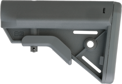 B5 Systems Bravo AR-15 Stock - Wolf Gray Synthetic Mil-Spec — view 2