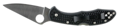 Spyderco C11FPBK Delica 4 Lightweight 2.88" VG-10 Flat Ground Plain Edge Black FRN Folding Knife — view 2