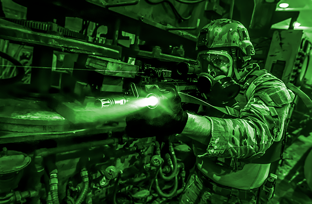 Steiner DBAL-A3 Green/IR Dual Beam Aiming Laser 532nm/850nm Picatinny QR HT Mount — view 2