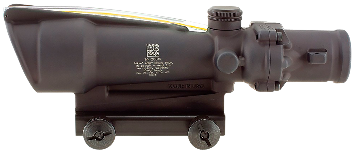 Trijicon ACOG 3.5x35mm .223/5.56 BDC Illuminated Amber Chevron Riflescope - Matte Black — view 2