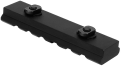 TacFire MAR105M M-LOK Accessory Picatinny Section Rail 3" 7 Slots Black Anodized — view 2