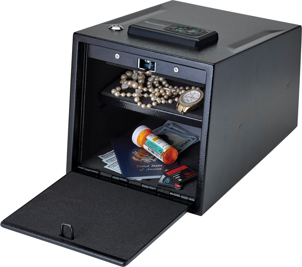 Hornady Two Gun Keypad Vault Gun Safe 16 Gauge Steel Black — view 2