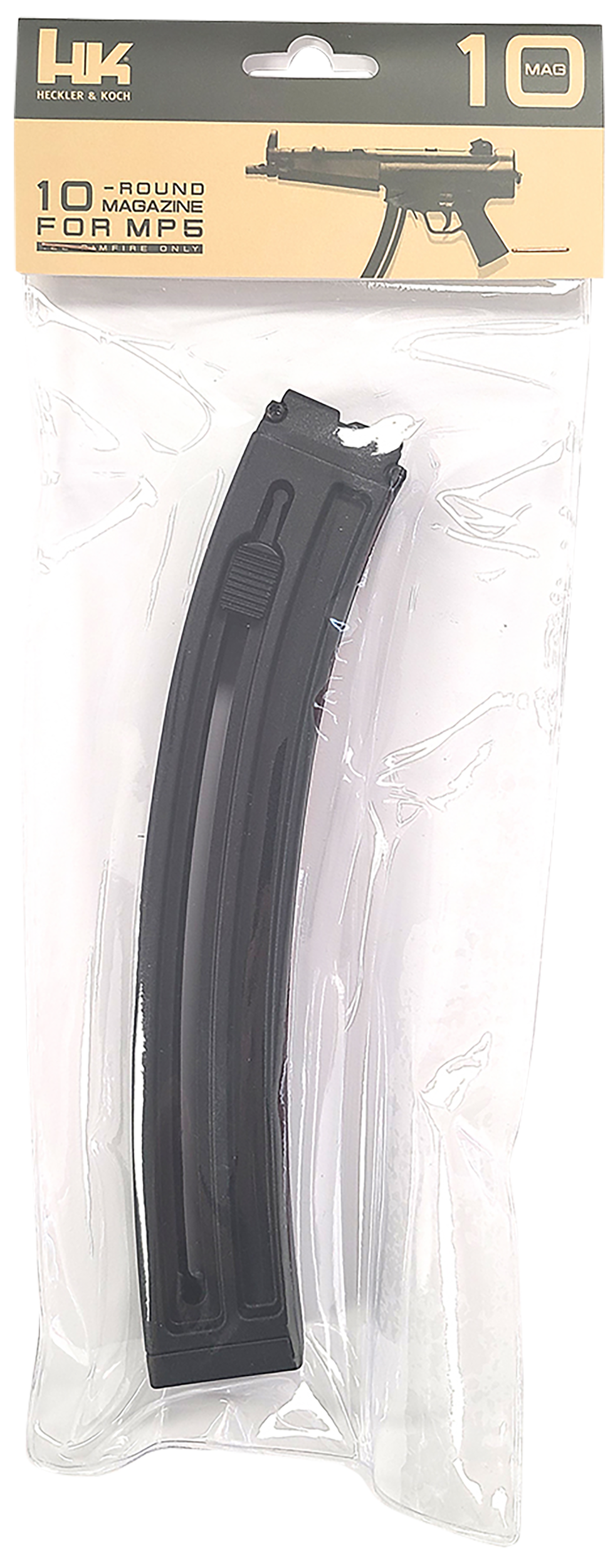 HK MP5 .22 LR 10rd Polymer Magazine - Black — view 2