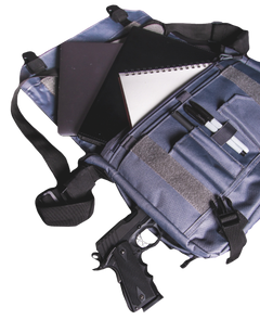 RUKX Gear ATICTBBS Discrete Carry Business Bag Smoke Gray 600D Polyester Shoulder Bag — view 2