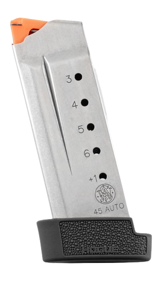Hogue 17410 OverMolded Rubber Grip Extension Base Pad - S&W M&P 45 Shield 7-Rd — view 2