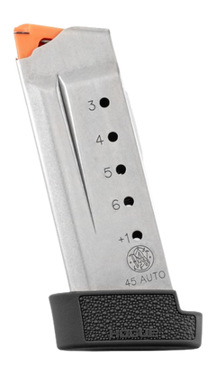Hogue 17410 OverMolded Rubber Grip Extension Base Pad - S&W M&P 45 Shield 7-Rd — view 2