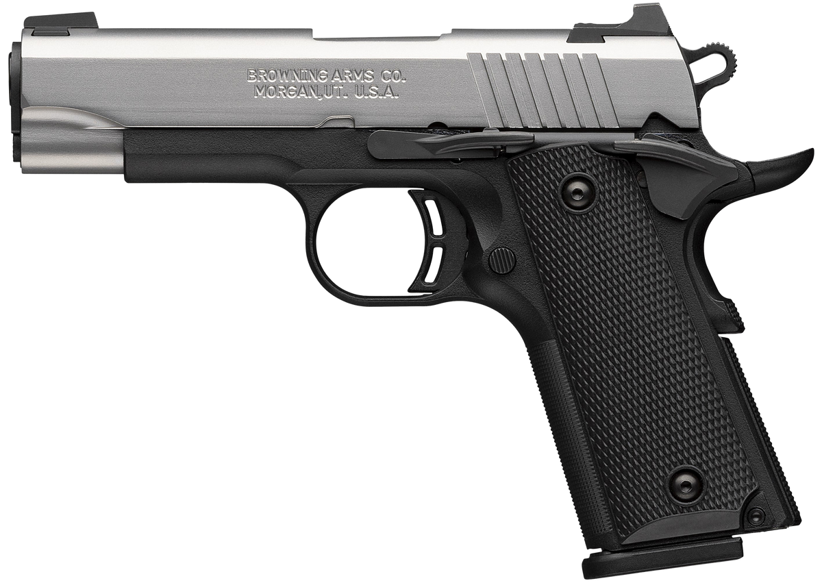Browning 1911 Black Label Compact .380 ACP 3.63" 8+1 Semi-Auto Pistol — view 2