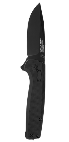 S.O.G Terminus XR 2.95" Folding Clip Point Plain D2 Steel Black TiNi G10 Handle — view 2
