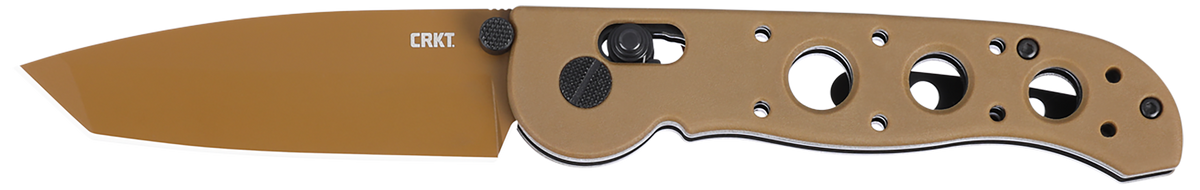 Columbia River M16-02XD 3.11" Folding Tanto Plain D2 Steel Desert Tan Grivory Knife — view 2