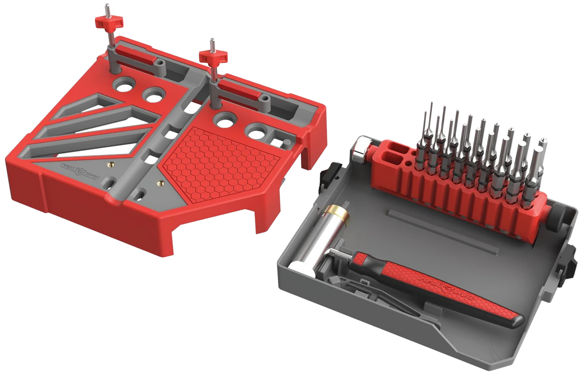 Real Avid Master Bench Block Pro Kit 18-Piece Steel Gray/Red — view 2