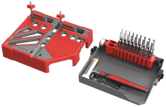 Real Avid Master Bench Block Pro Kit 18-Piece Steel Gray/Red — view 2
