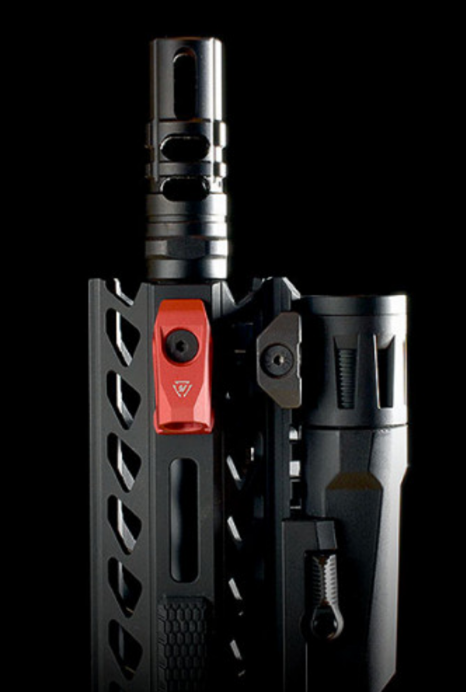 Strike Industries Link Angled QD Mount Red Aluminum — view 2