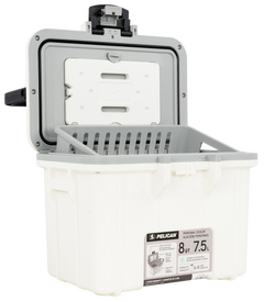 Pelican Elite 8QT Personal Cooler White/Gray — view 2