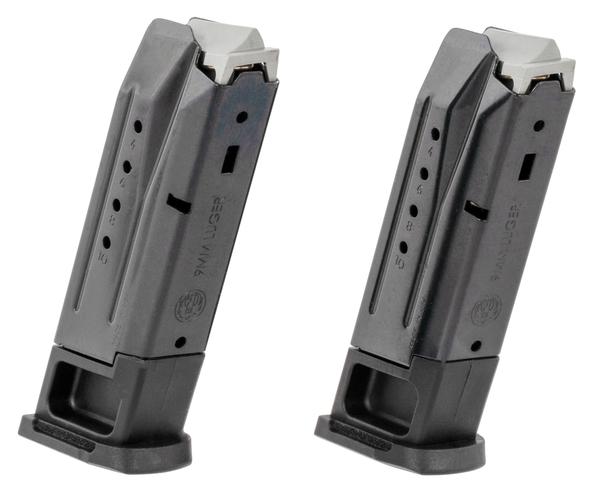 Ruger Security-9 9mm Luger 10rd Black Oxide Steel Pistol Magazine - Value Pack (2 Per Pack) — view 2