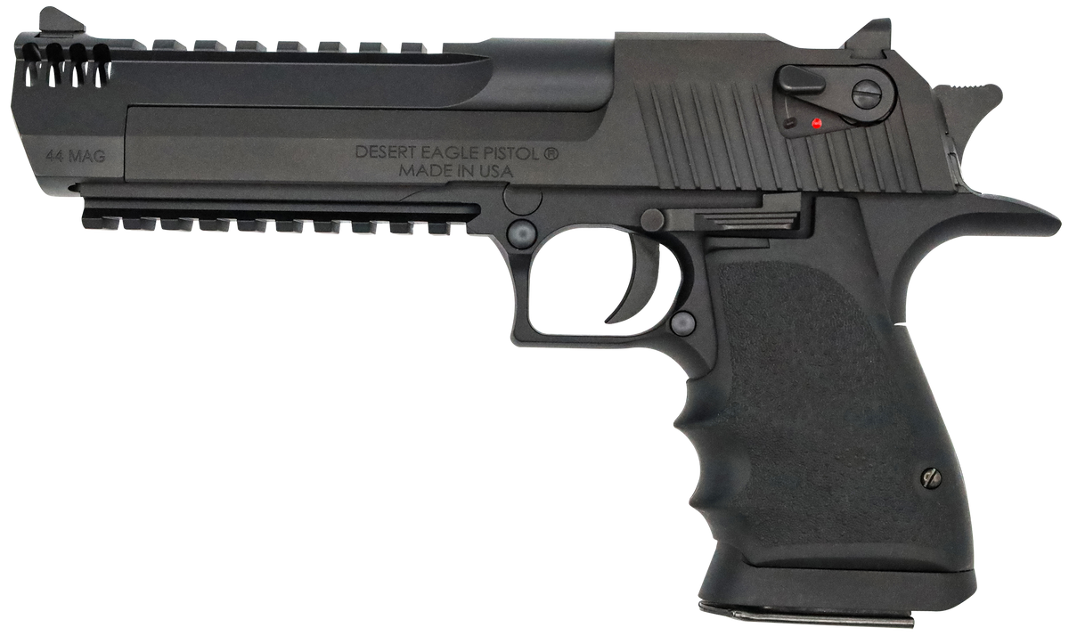 Magnum Research Desert Eagle Mark XIX L6 44 Rem Mag 6" 8+1 Semi-Auto Pistol - Muzzle Brake - Black — view 2