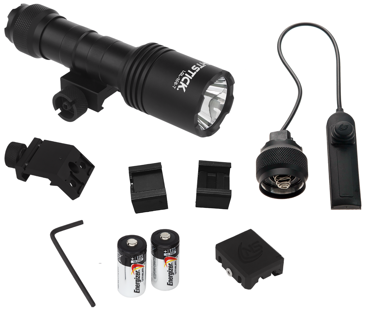 Bayco Nightstick LGL-160-T Full Size Long Gun Weapon Light 800 Lumens White LED Black Anodized — view 2