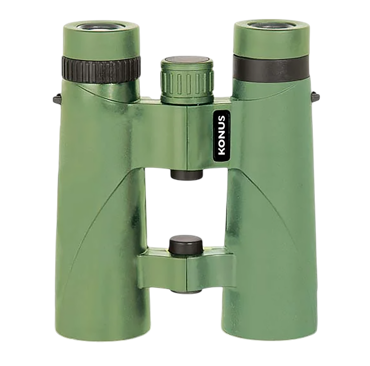 Konus Orient 12x32mm Center Focus Binoculars - Green Aluminum w/Rubber Armor — view 2
