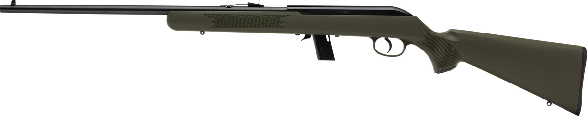 Savage 64 F 22 LR 21" 10+1 Semi-Auto Rifle - OD Green Synthetic Stock — view 2