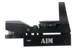 Aim Sports RT4WF1 Reflex Warfare Edition 1x 24mm x 34mm Matte Black Red/Green Multi Reticle — view 2