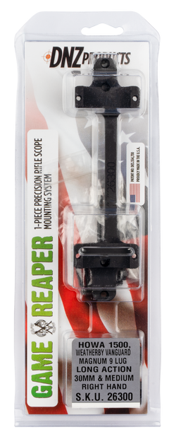 DNZ Game Reaper Howa 1500 Long Action 30mm Medium 1-Piece Matte Black Scope Mount & Ring Combo — view 2
