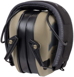 Allen Ultrax Bionic Fuse Bluetooth Electronic Earmuff 22 dB Flat Dark Earth - Over the Head — view 2