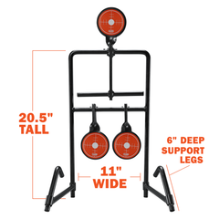 Champion Targets 40870 Auto Reset Handgun 3-Gong Standing Steel Target — view 2